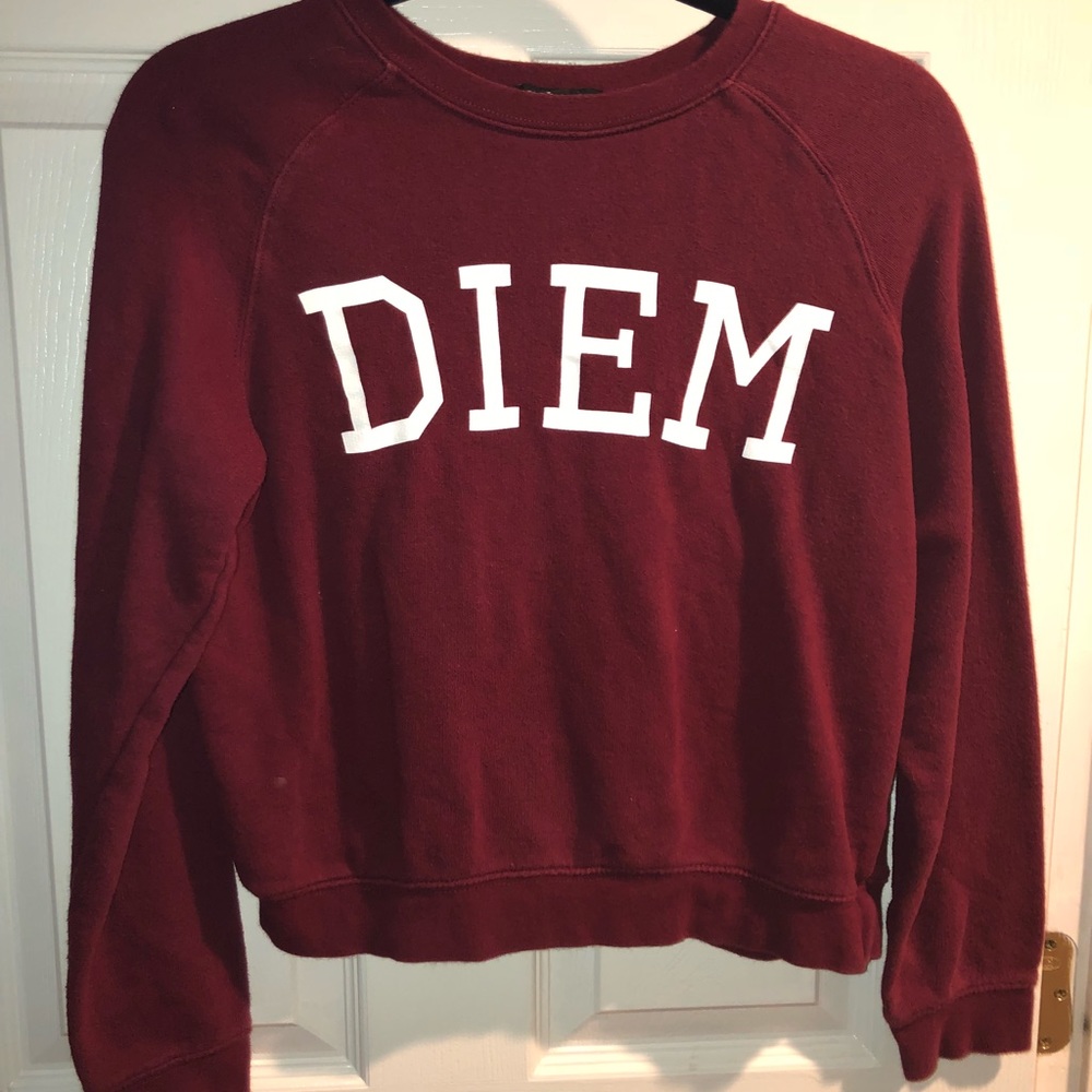 Maroon sweater “Diem”